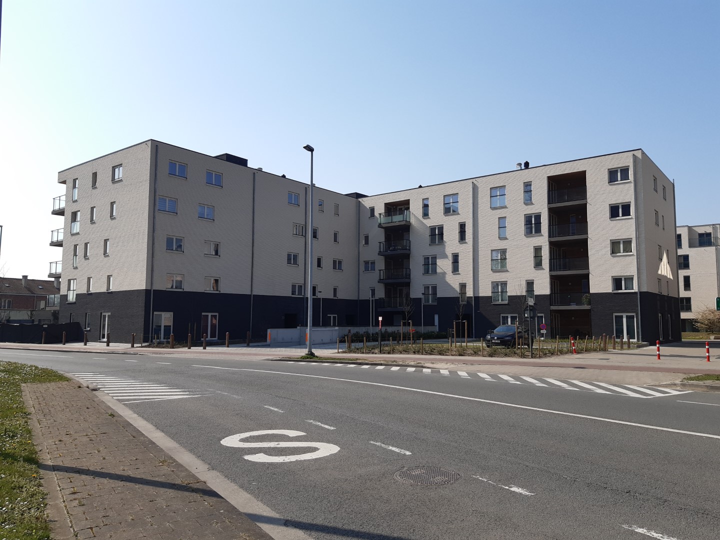 Gevelbeeld appartementsgebouw Gaston Crommenlaan