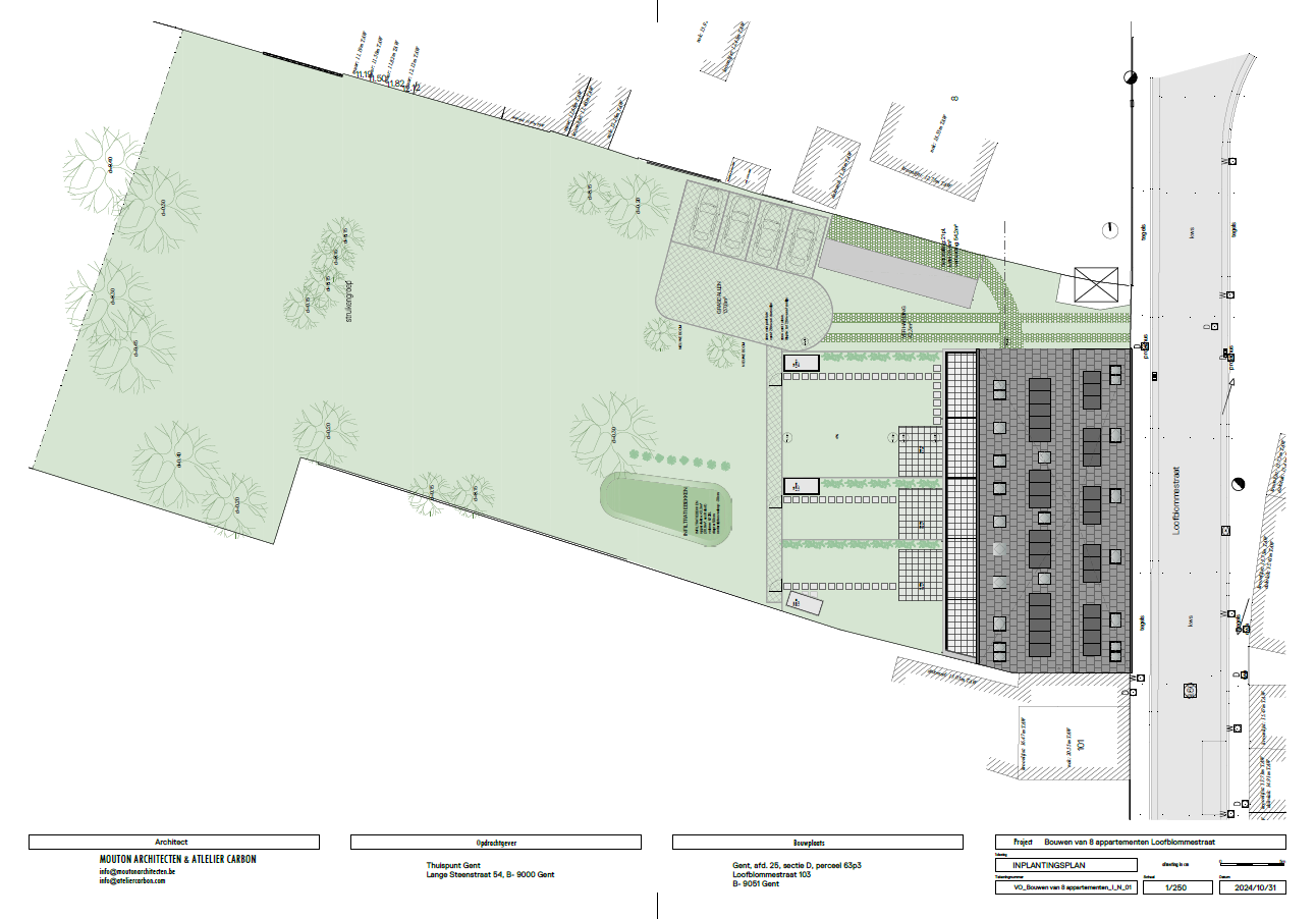 Loofblommestraat inplantingsplan