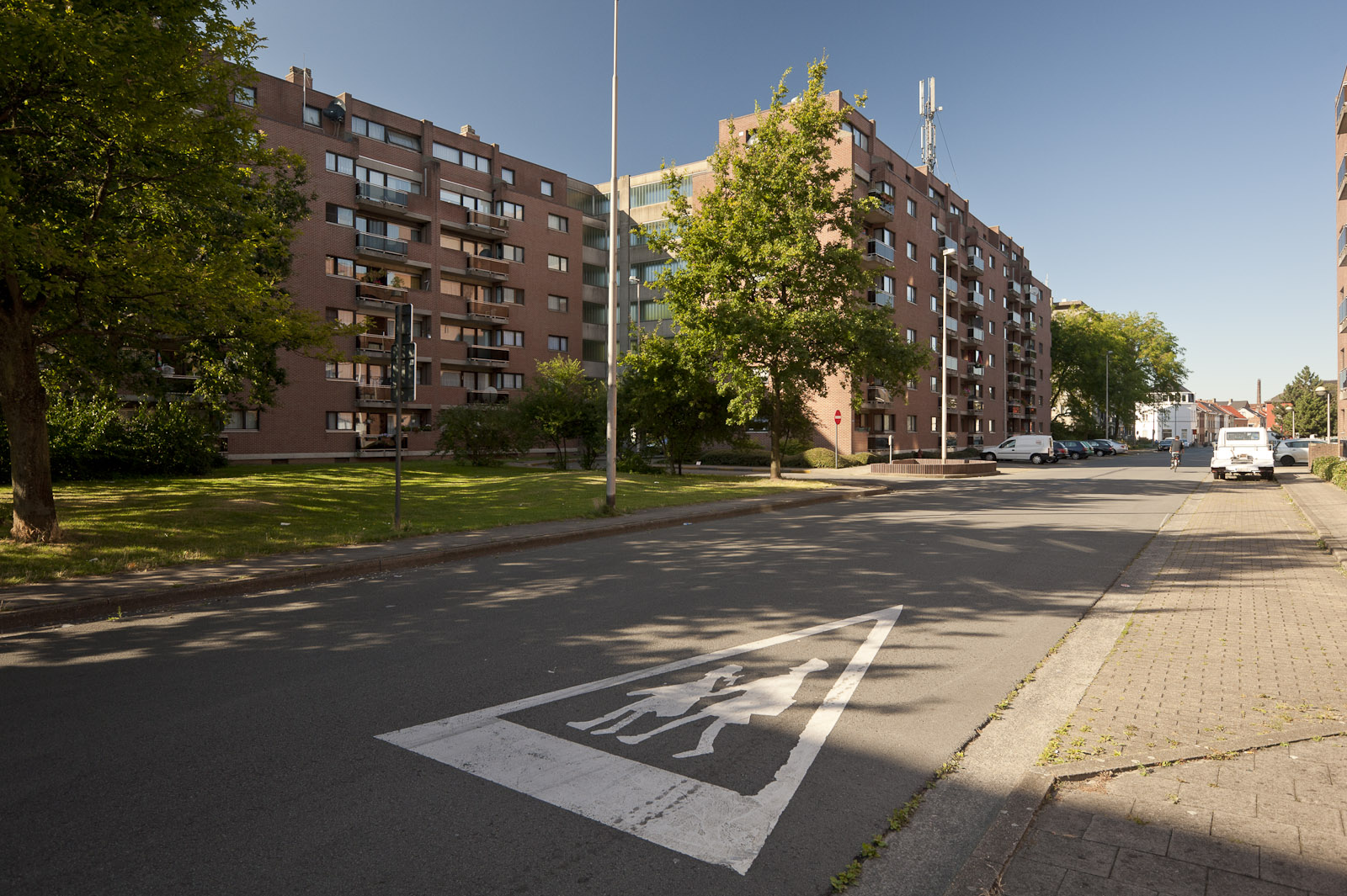 Gevelbeeld appartementsgebouwen Aloïs Joosstraat