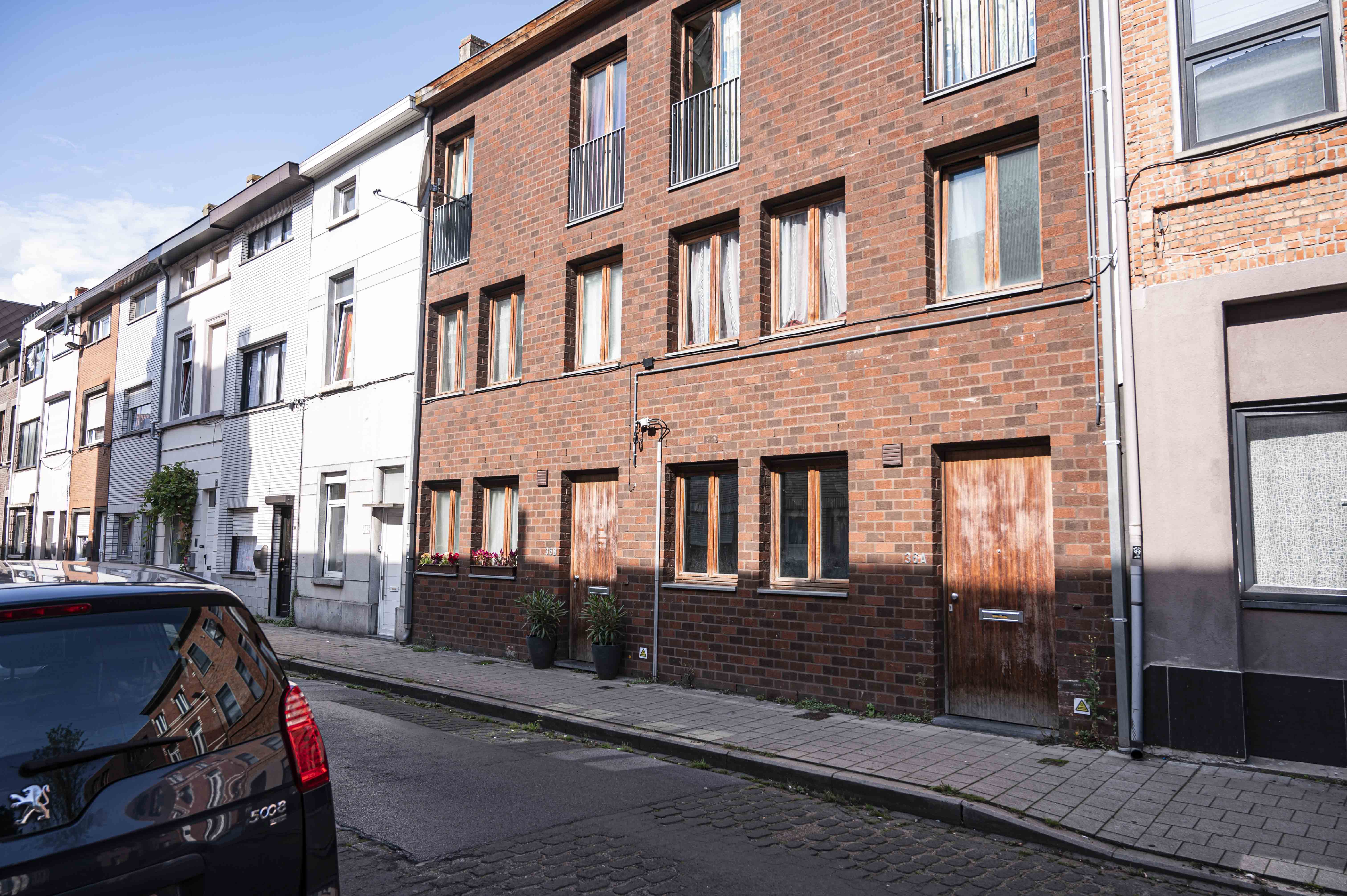 Gevelzicht woningen Acaciastraat 36