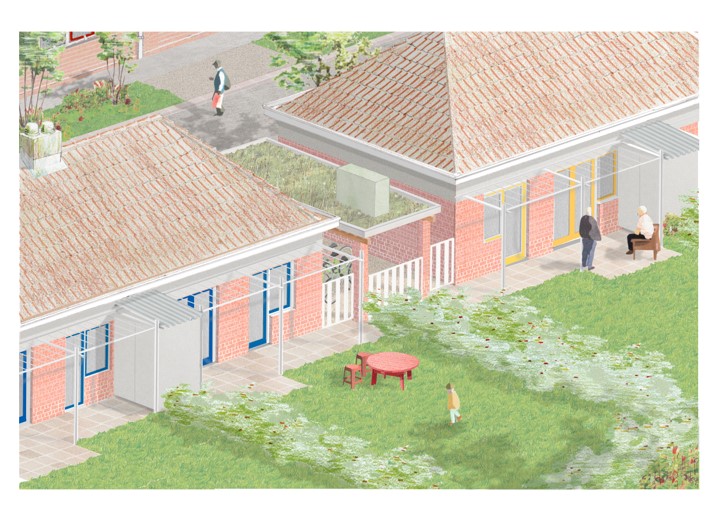 Achtergevel na renovatie