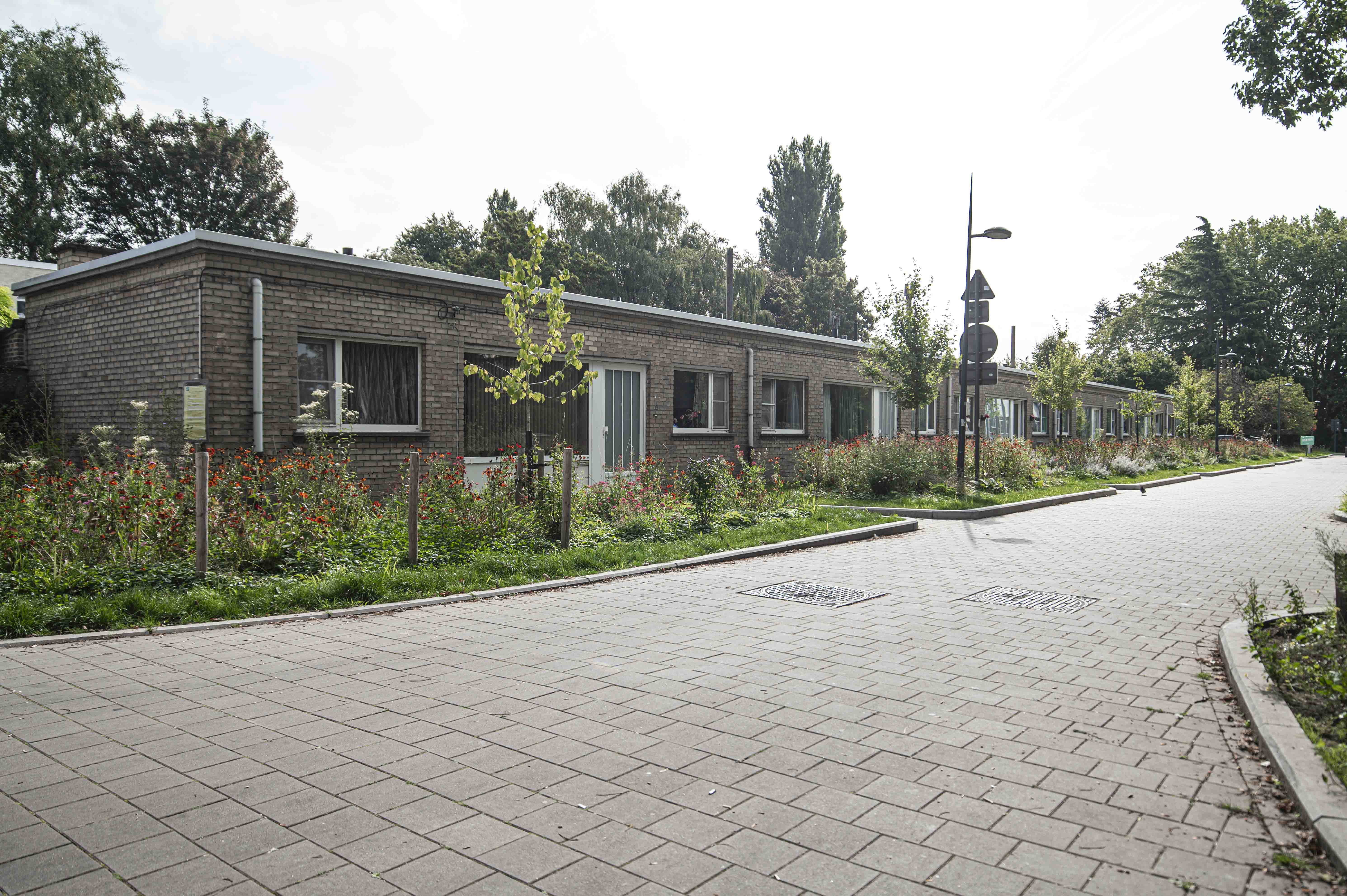 Gevelzicht woningen Achterstraat 22-32