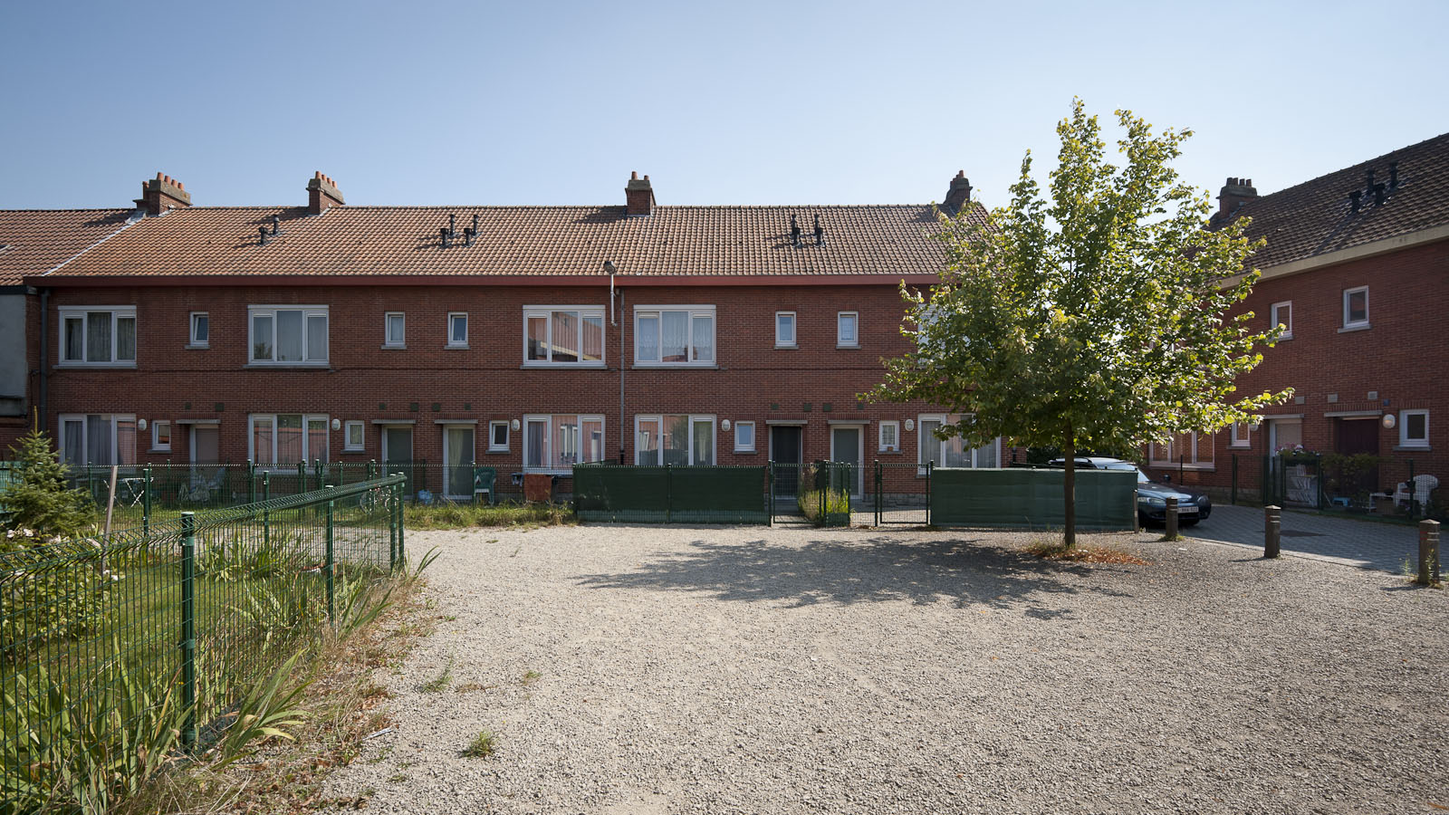 Gevelzicht huizen Anjelierstraat - Boekweitstraat - Eglantierstraat - Maïsstraat