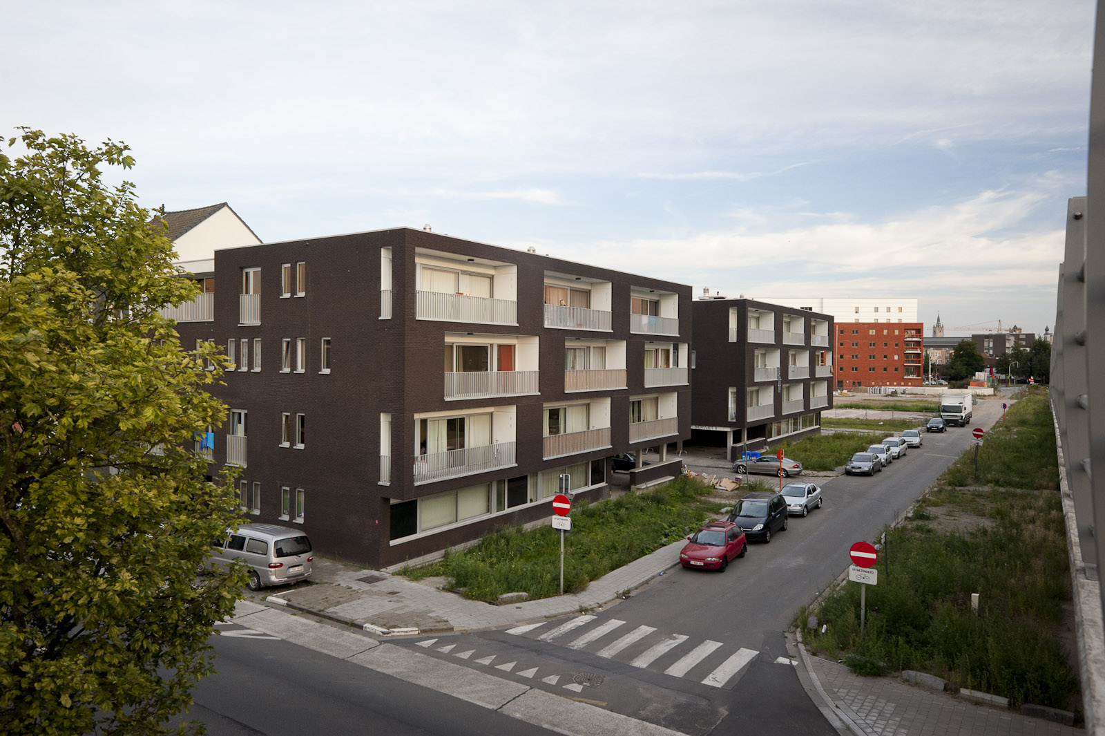 Gevelbeeld appartementsgebouwen Biervlietstraat 12-14