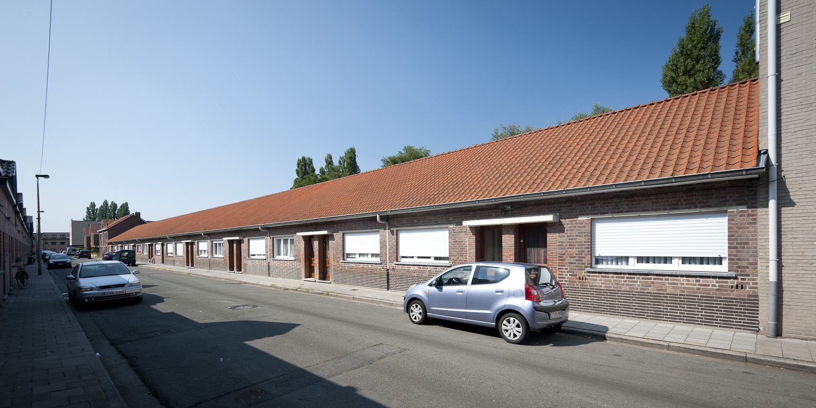 Gevelbeeld bejaardenwoningen Geraniumstraat