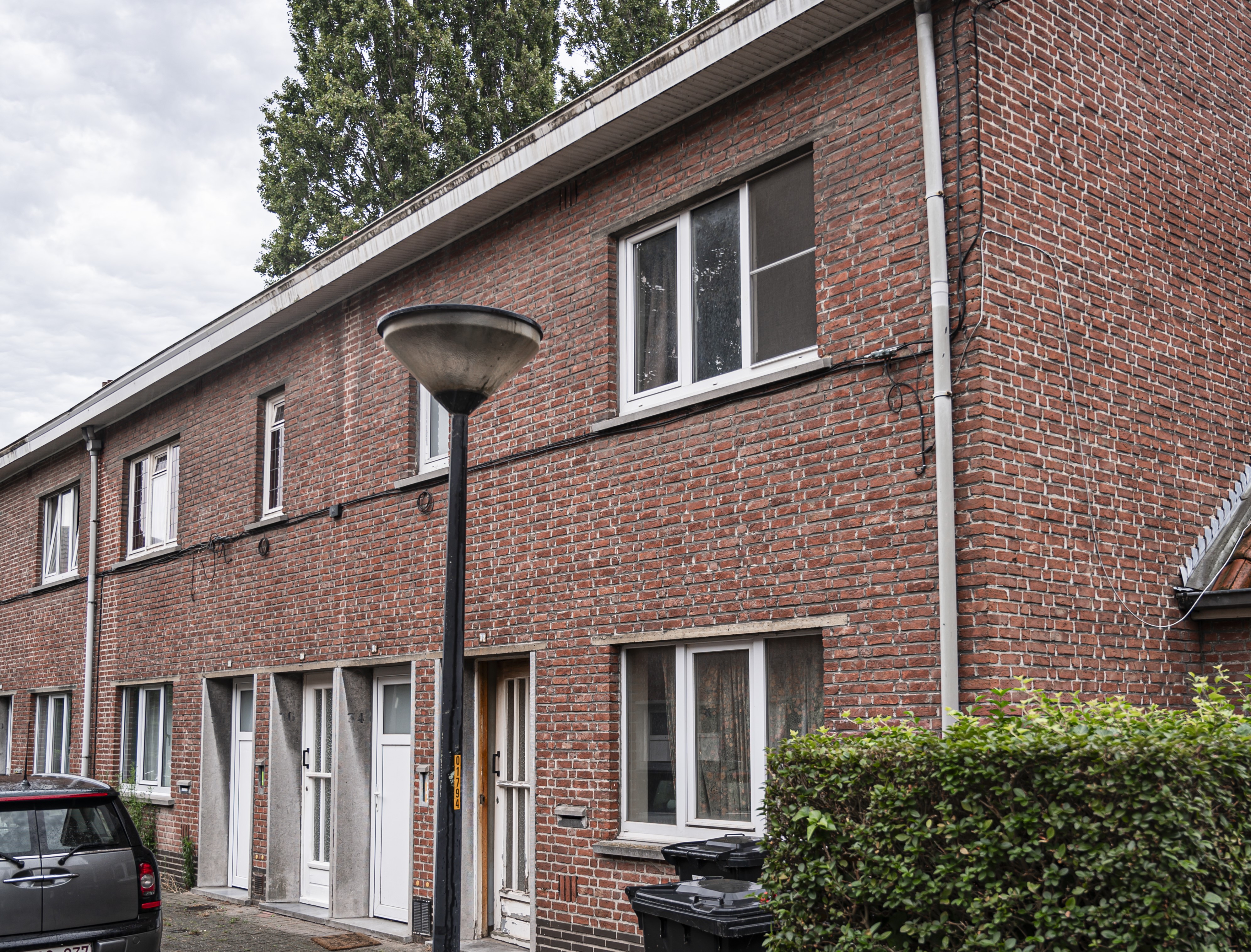 Gevelzicht woningen Grensstraat 32-46