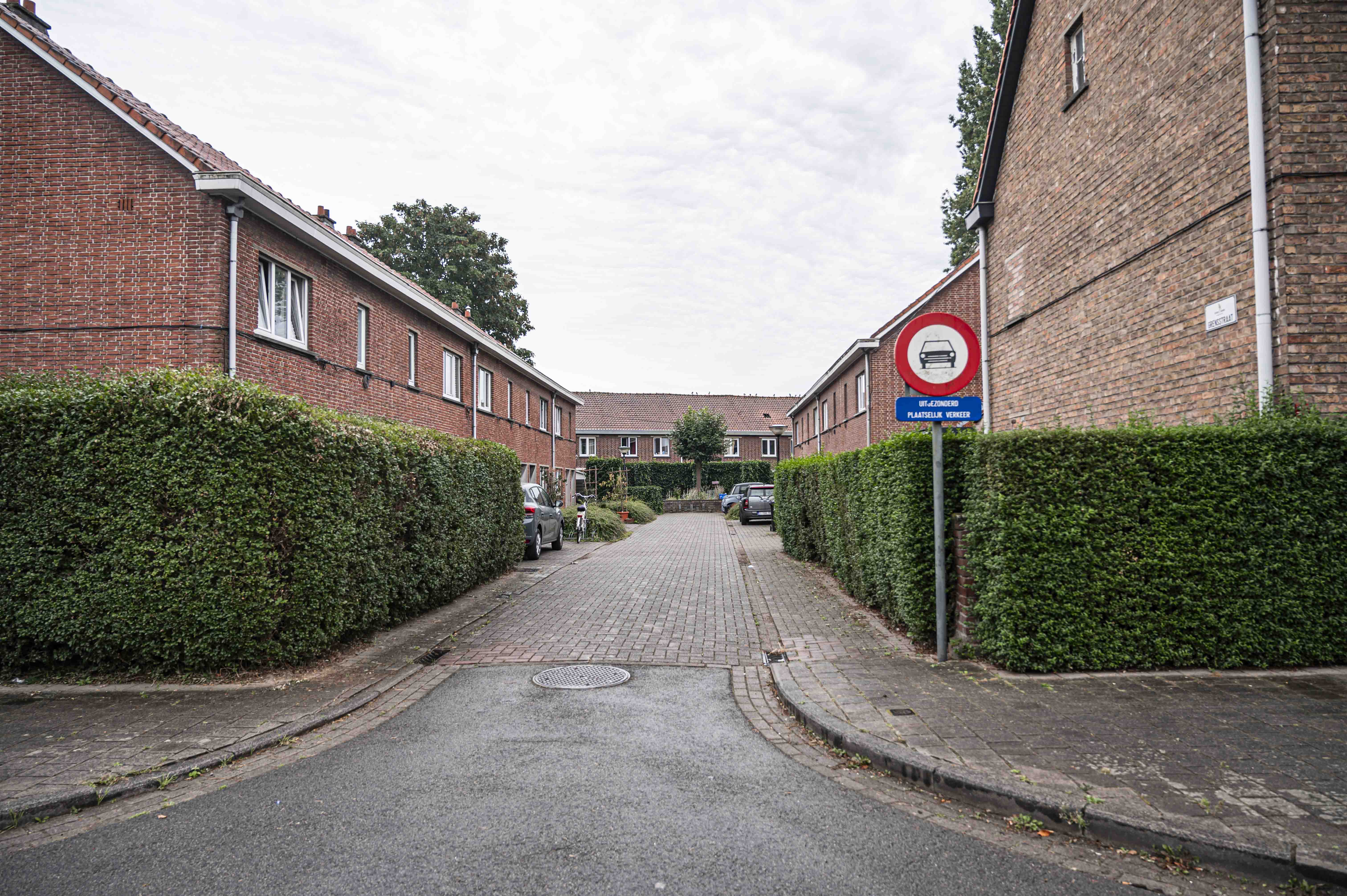 Gevelzicht woningen Grensstraat 48-66