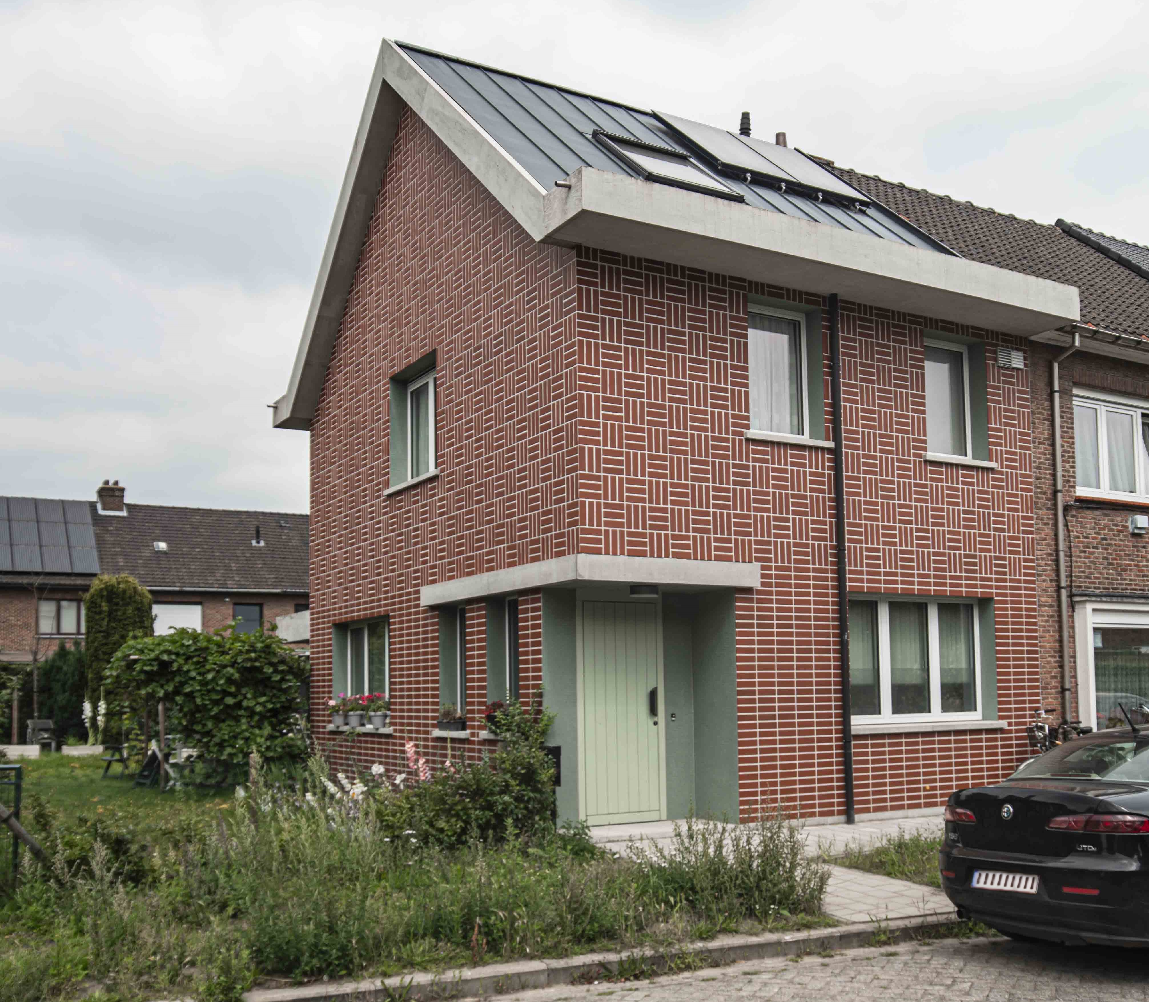 Gevelzicht woningen Havikstraat