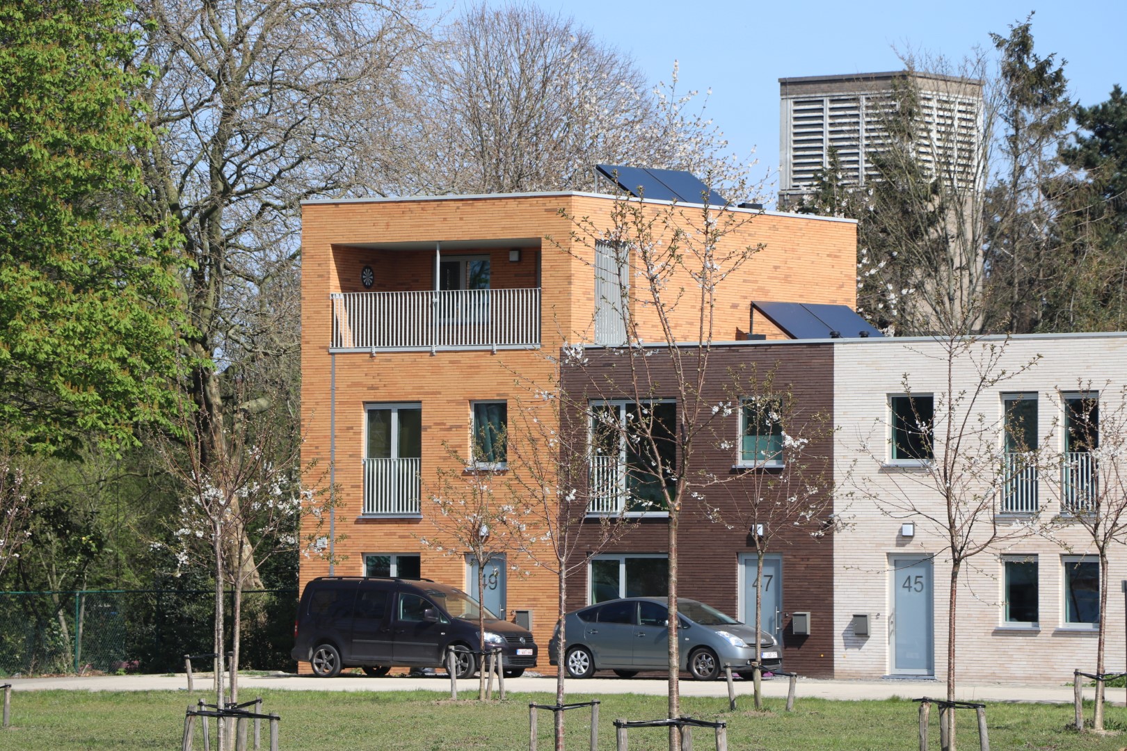 Gevelzicht woningen Ijzertijdweg