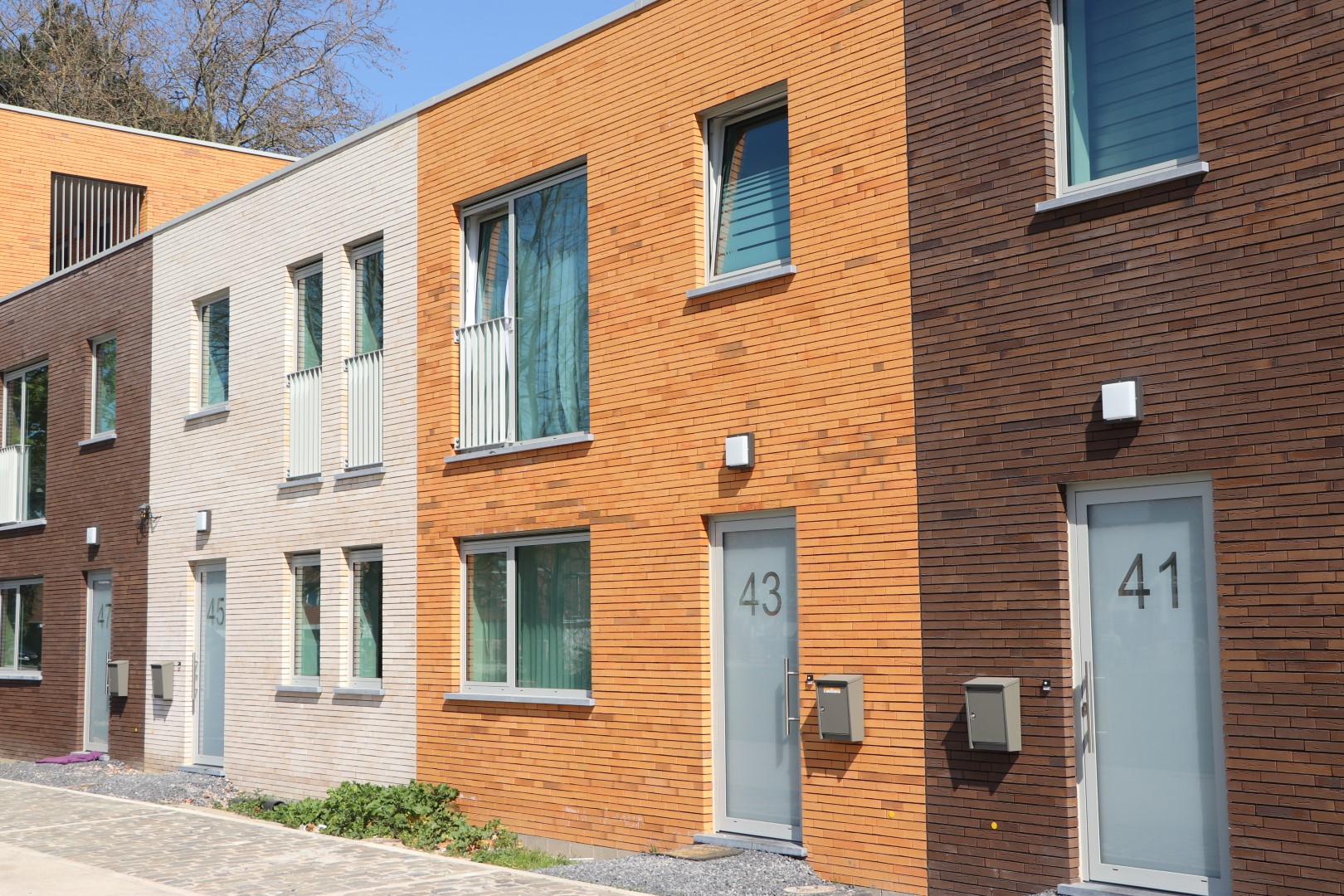 Gevelzicht woningen Ijzertijdweg