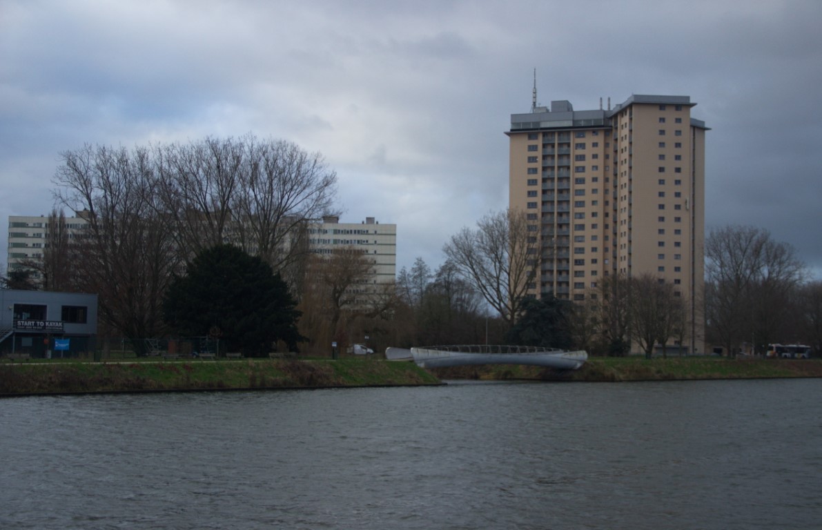 Gevelbeeld van het gebouw Belvéderèweg 1-305