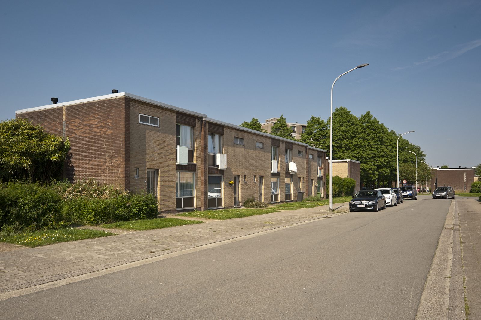 Gevelbeeld huizen in de Ibisstraat