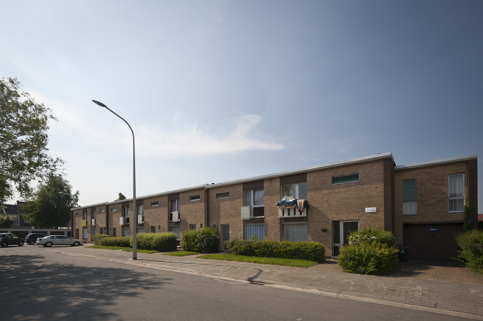 Gevelbeeld huizen in de Ibisstraat