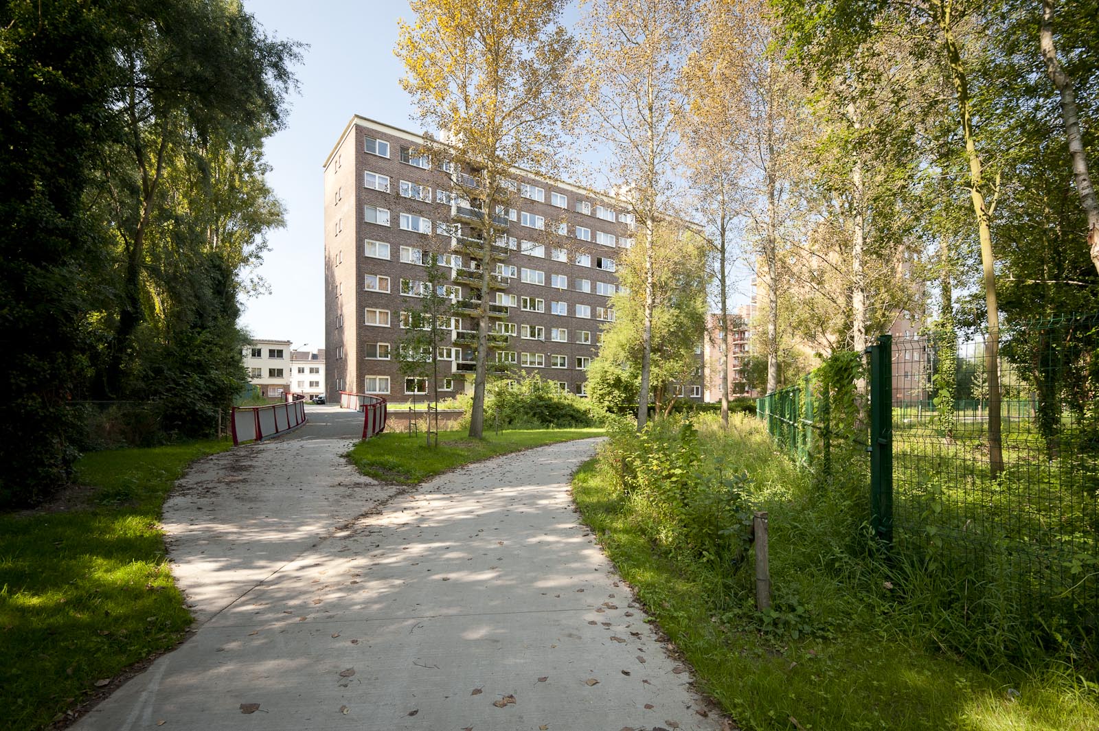 Gevelzicht appartementsgebouw Jan Yoensstraat 61-124