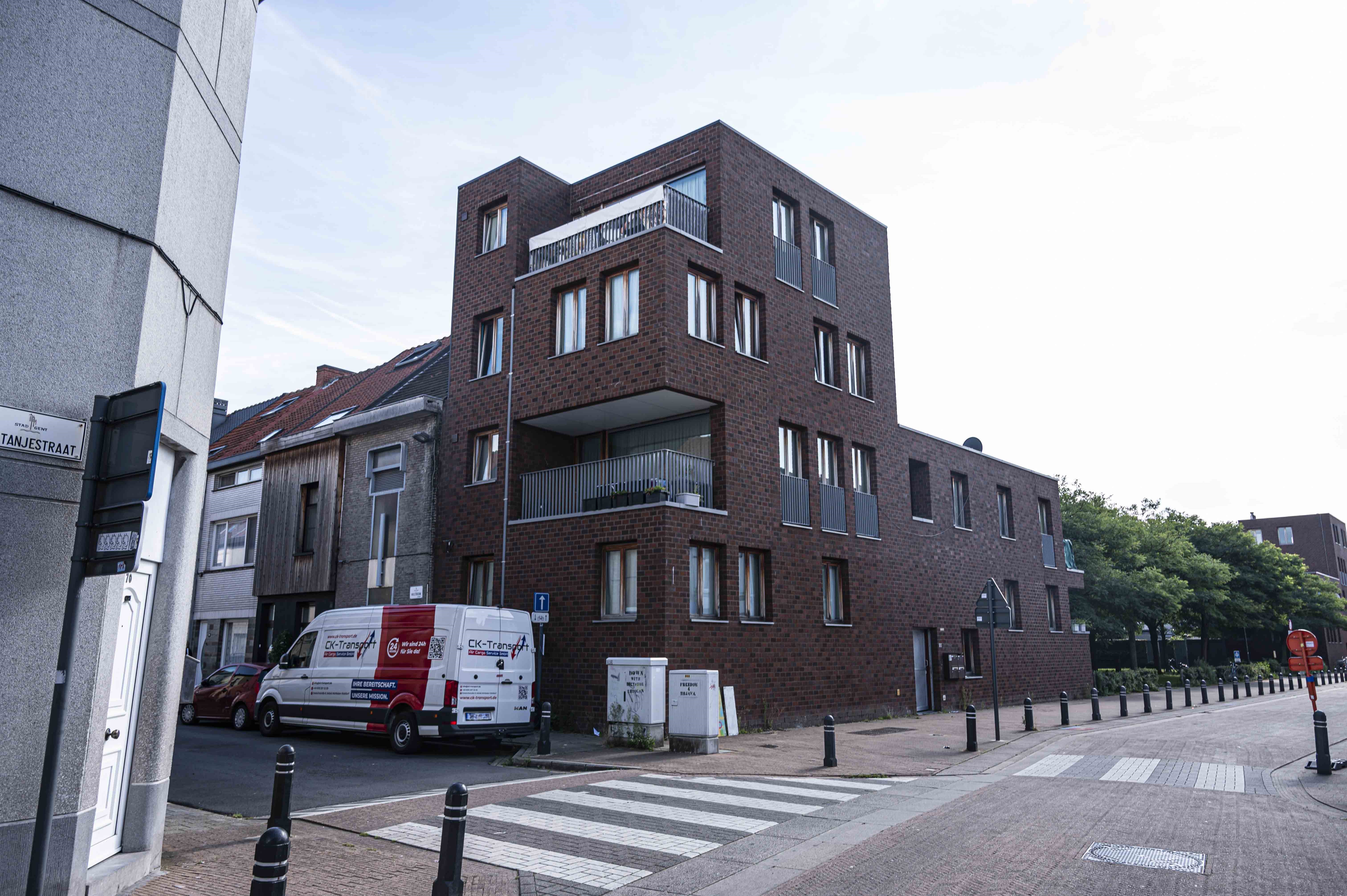 Gevelzicht appartementsgebouw Kastanjestraat 90