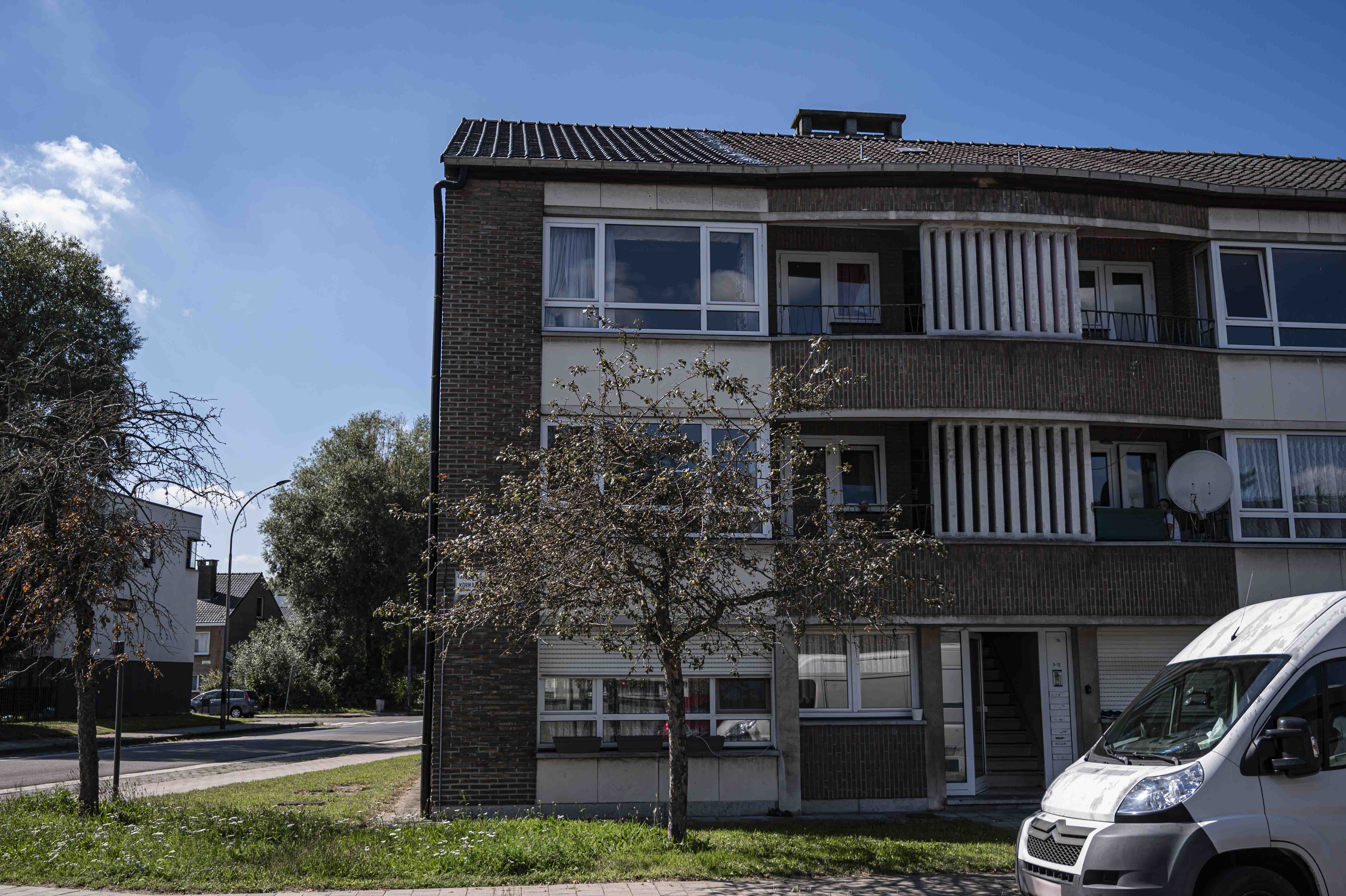 Gevelzicht woningen Kornalijnstraat 1-23