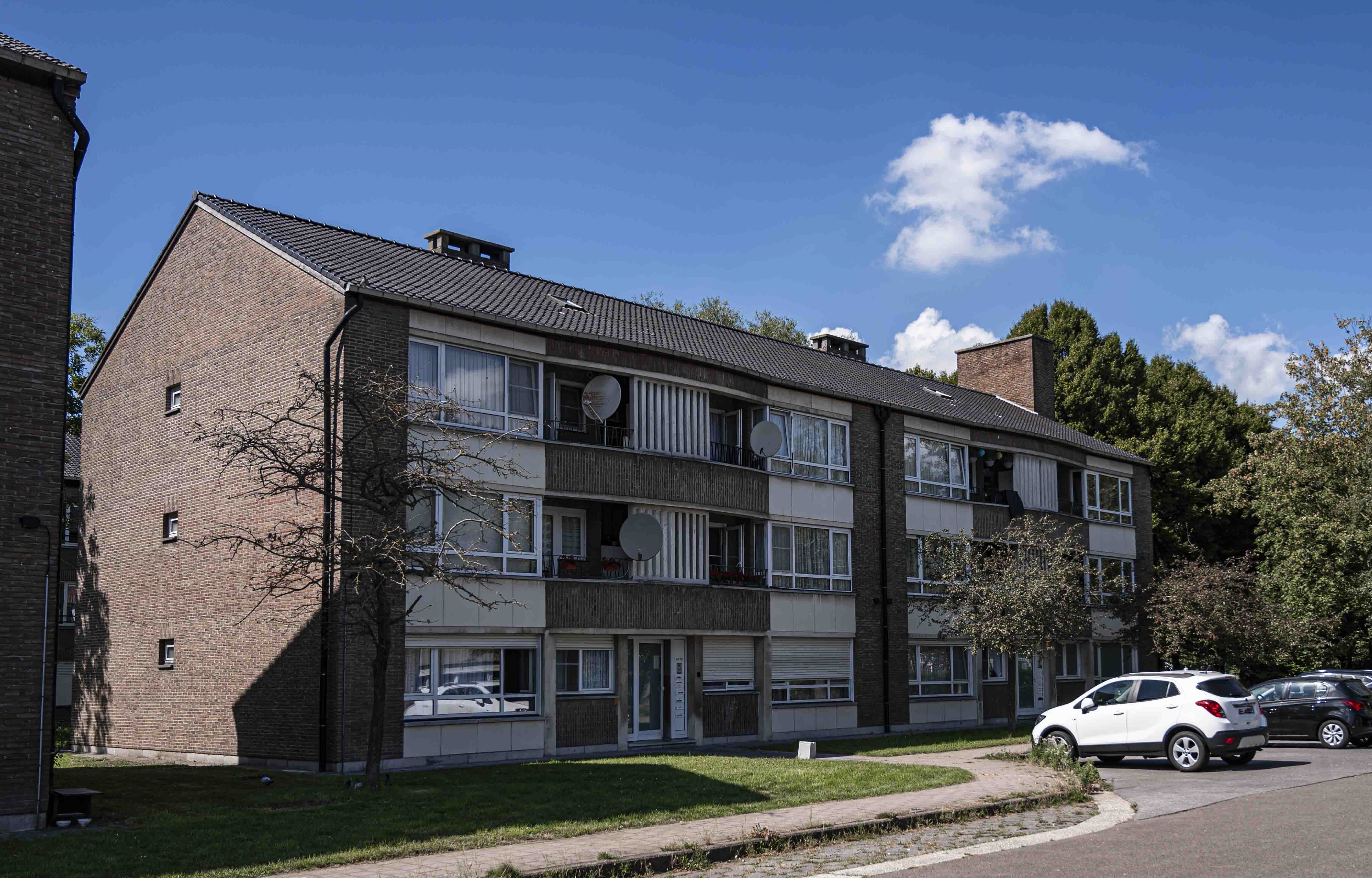 Gevelzicht woningen Kornalijnstraat 49-69