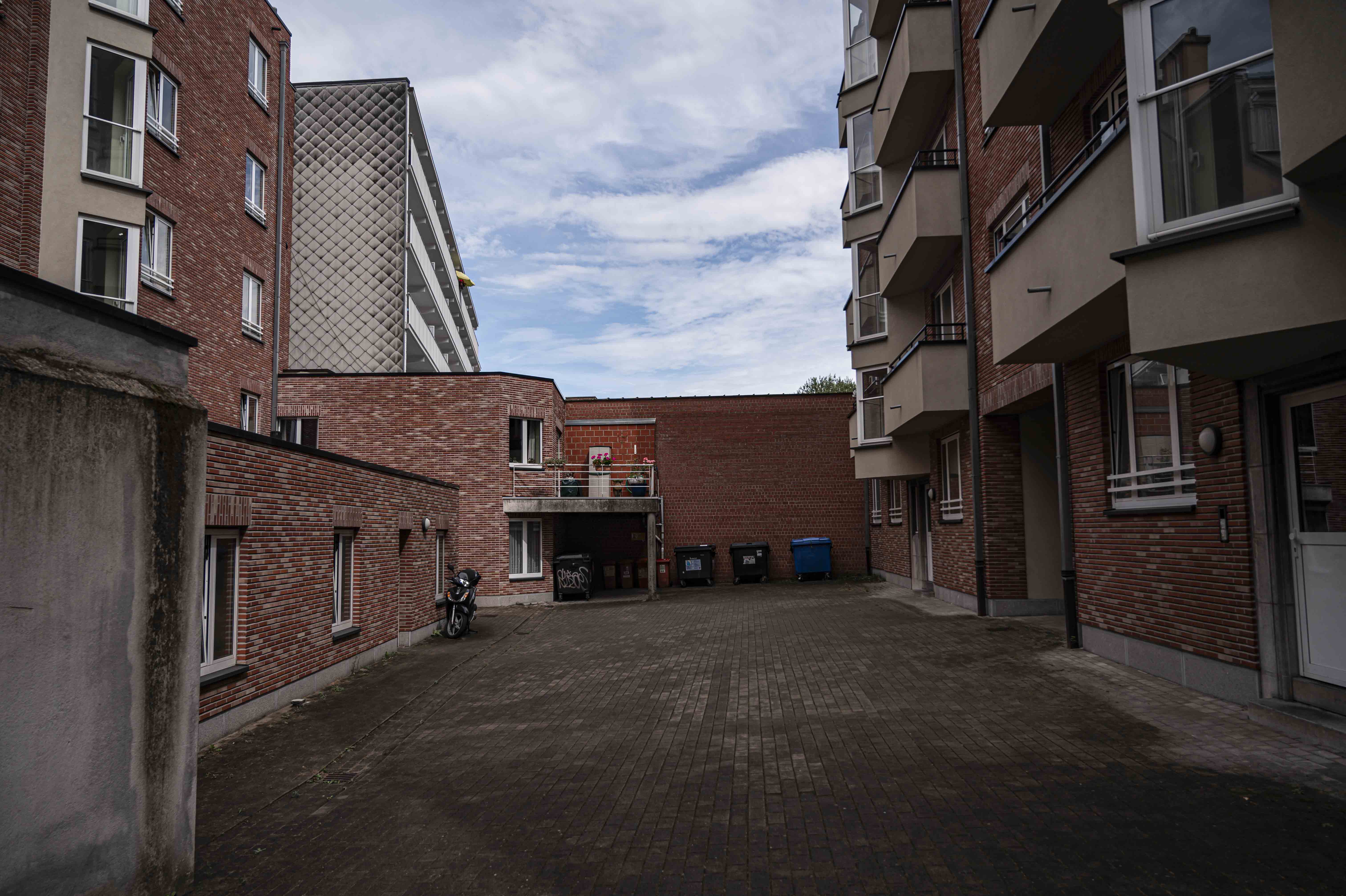 Gevelzicht woningen Kortrijksepoortstraat