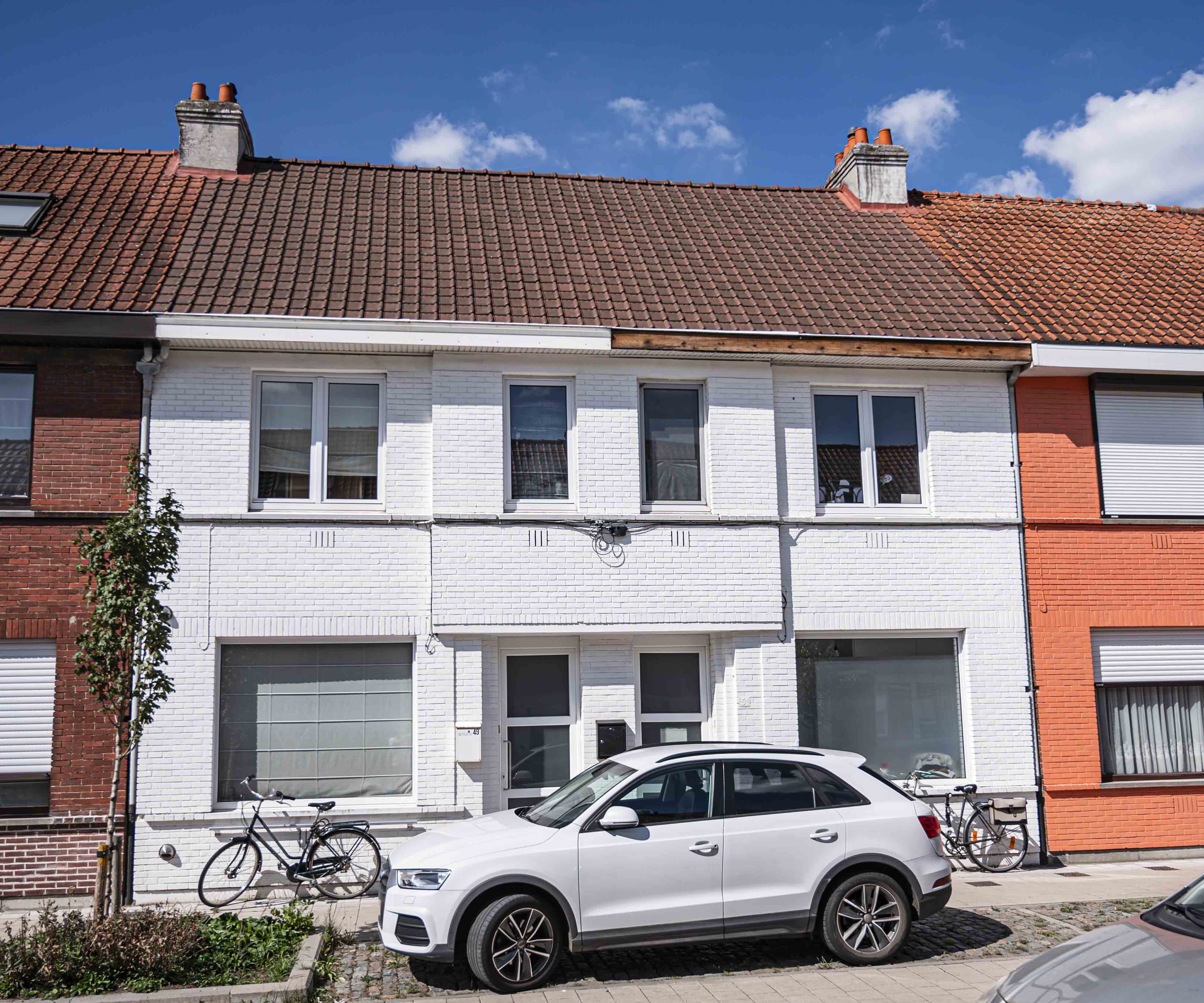 Gevelzicht woningen Louis Roelandtplein