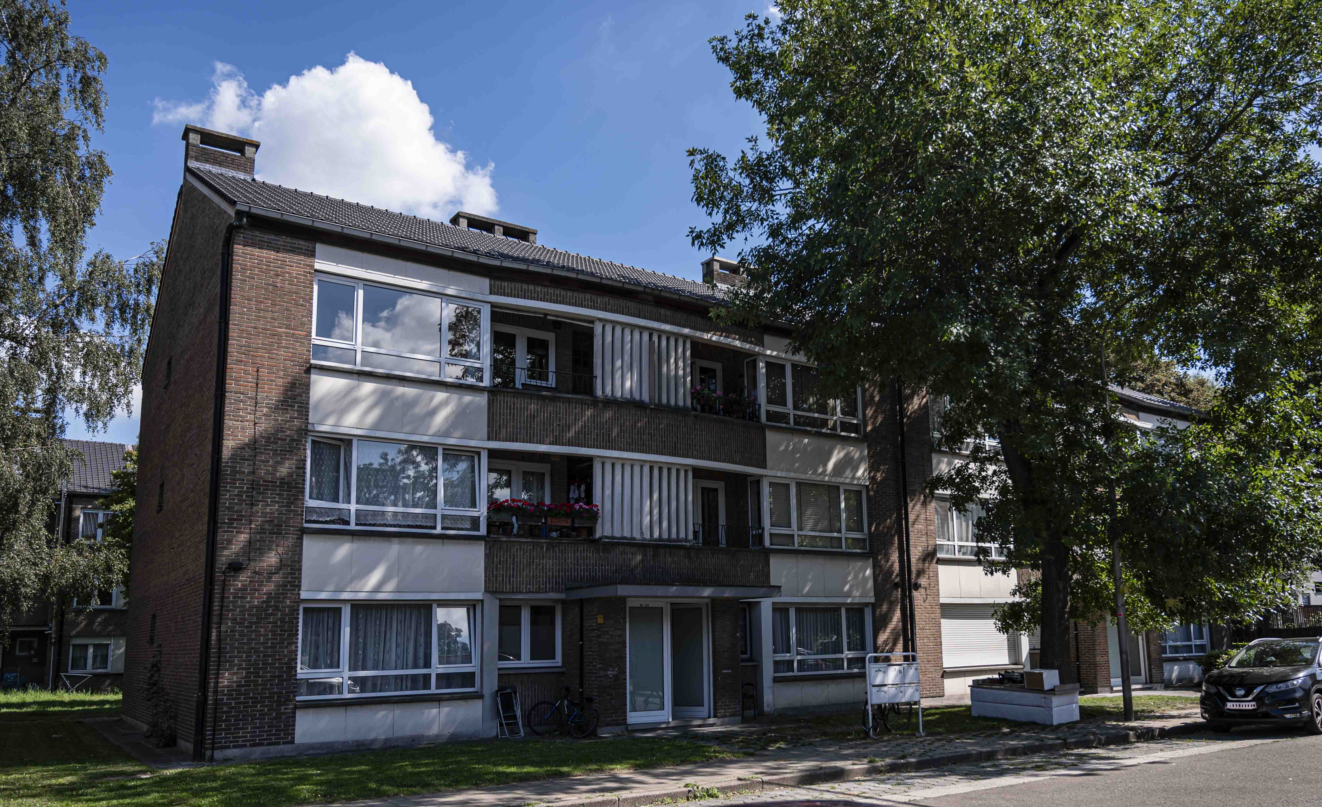 Gevelzicht woningen Malachietstraat 26-60