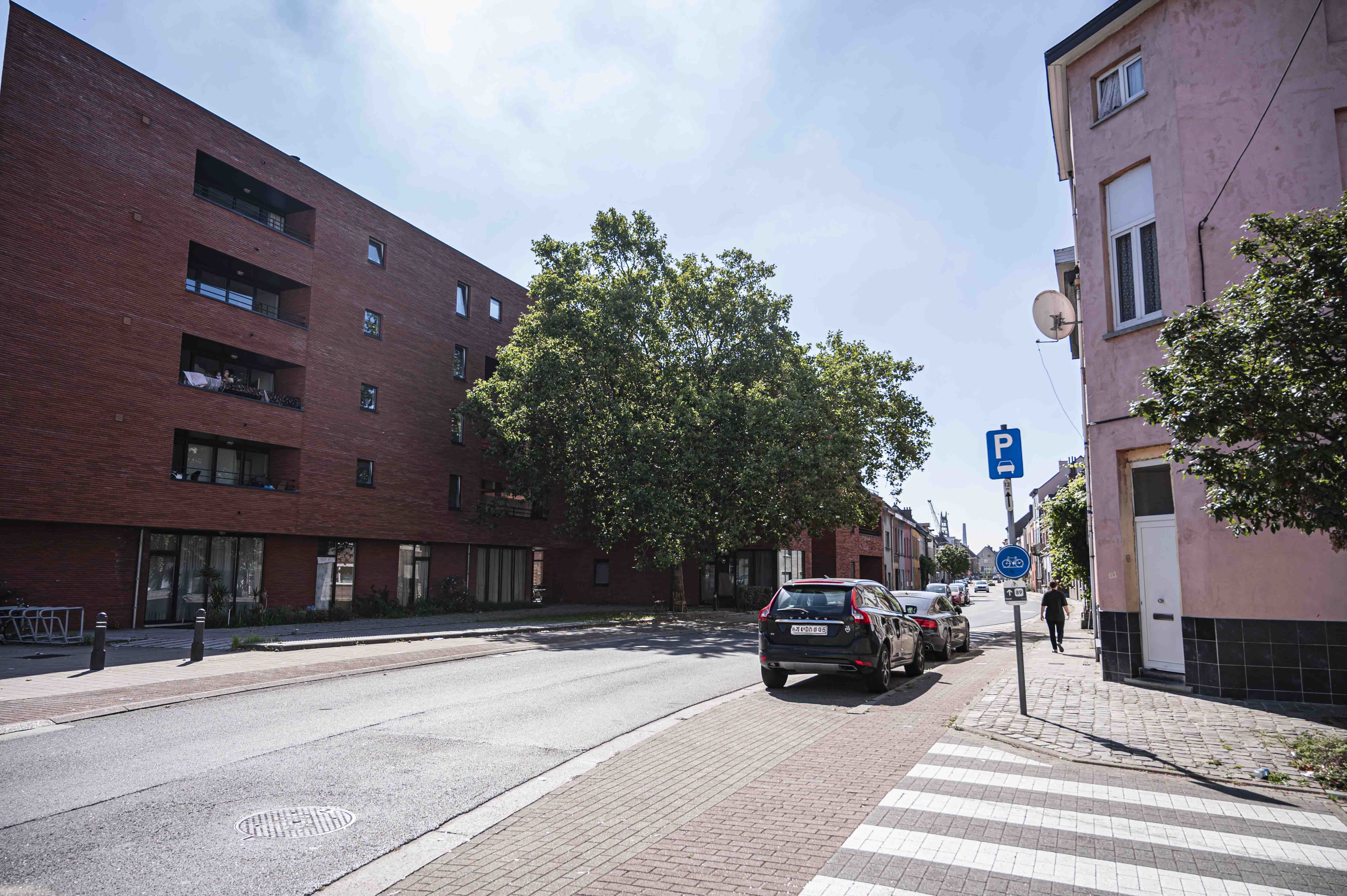 Gevelbeeld appartementsgebouw Meulesteedsesteenweg 128