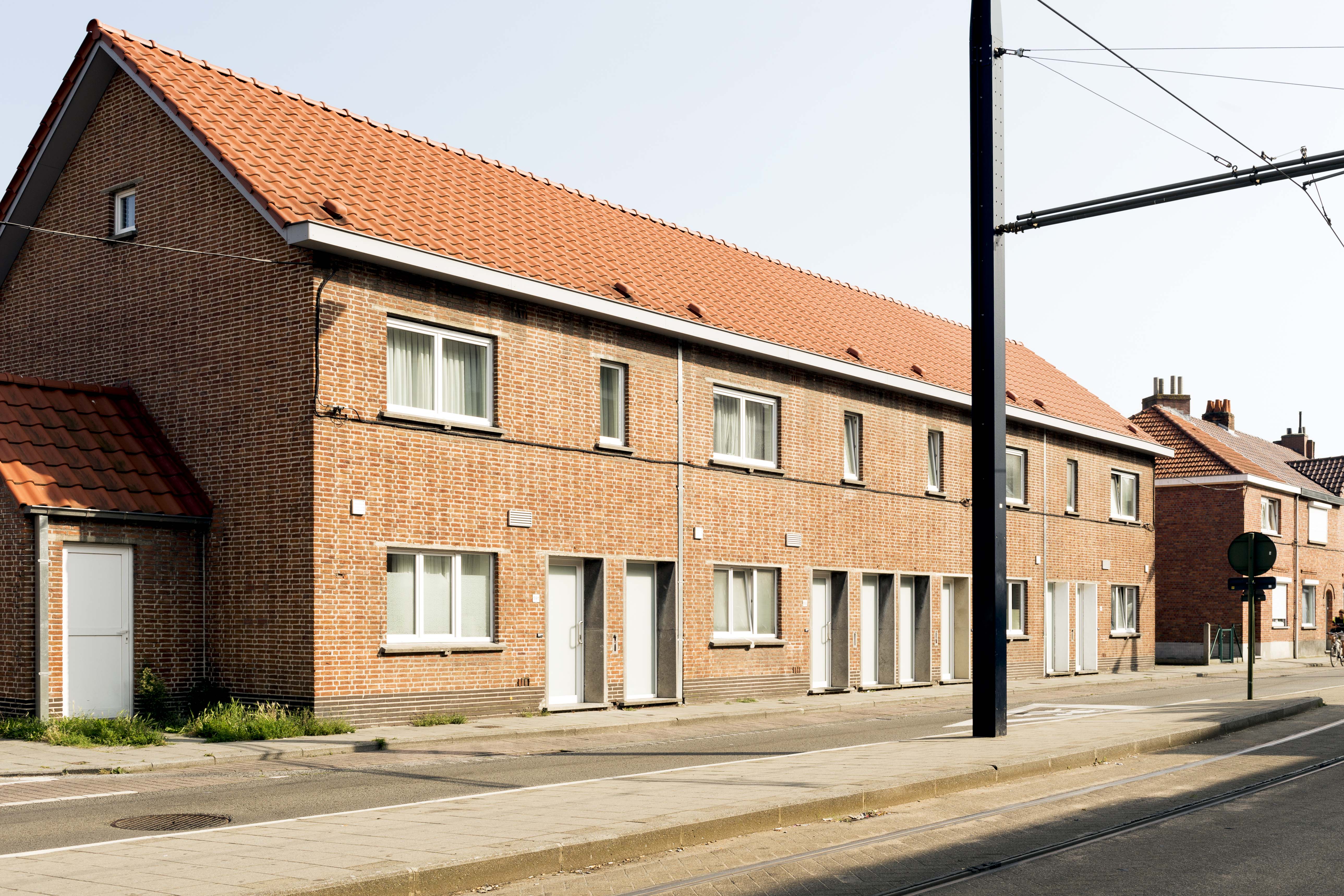 Gevelzicht Jan Van Haelststraat - Steenakker - Zwijnaardsesteenweg