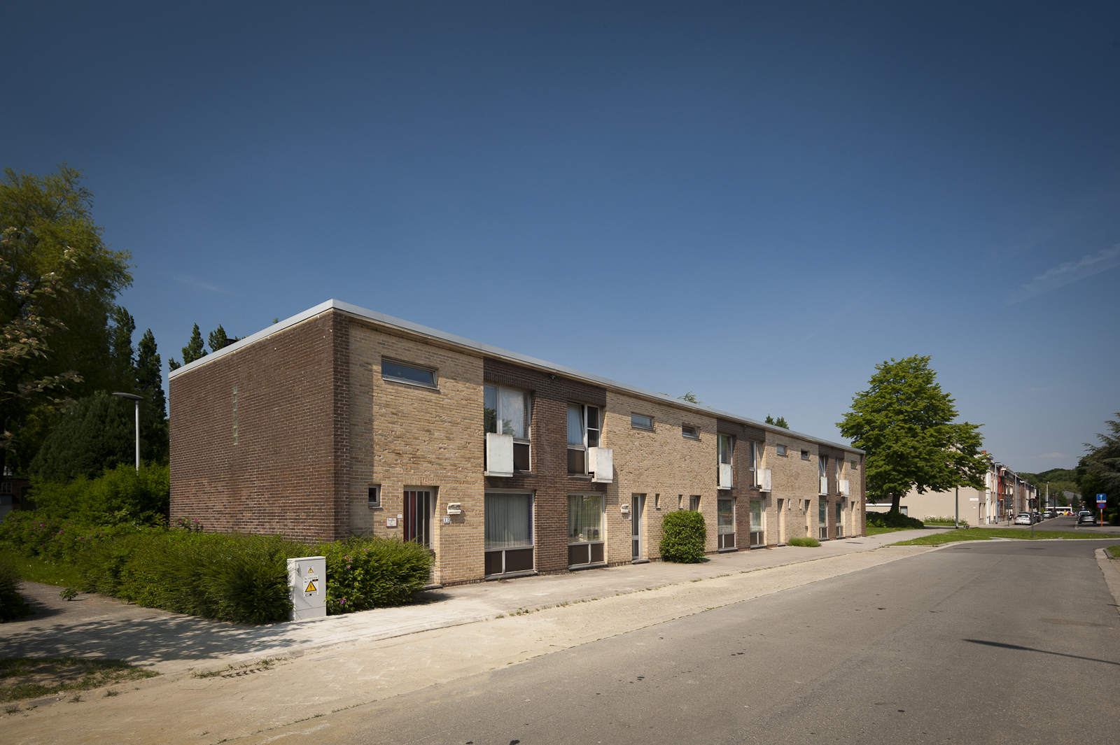 Gevelbeeld huizen in de Pinguïnstraat