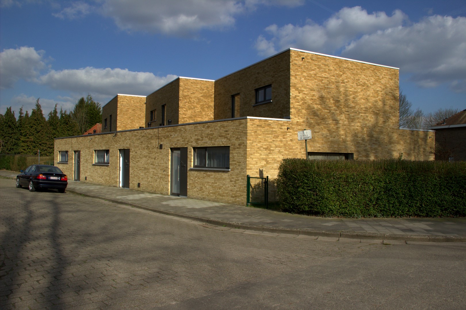 Gevelzicht huizen in de Tuinwijk de Warande