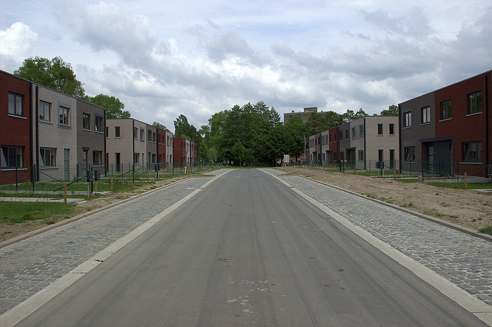 Gevelbeeld huizen in de Wegelakker