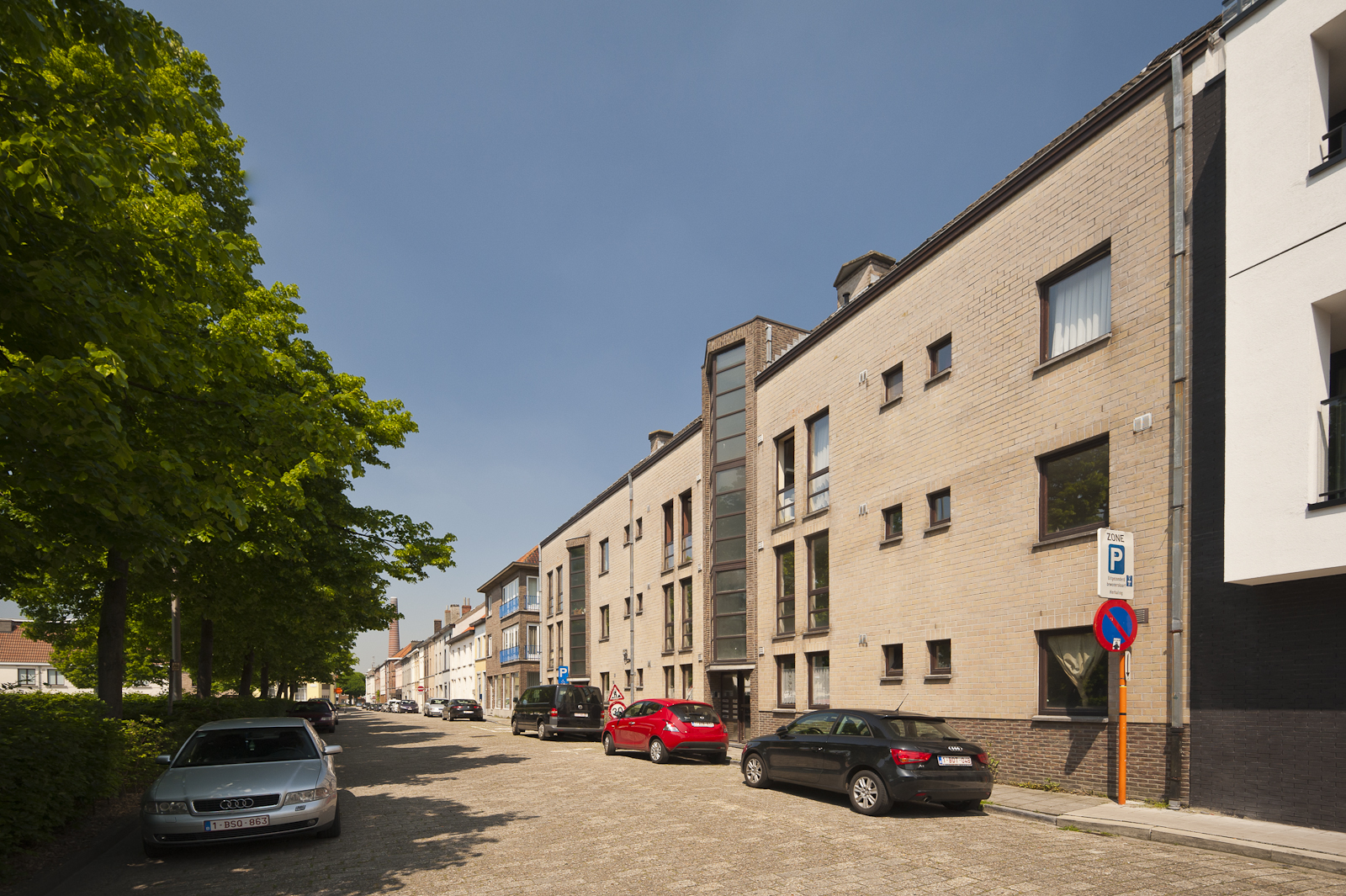 Gevelbeeld appartementsgebouw Spaanskasteelplein 17-19