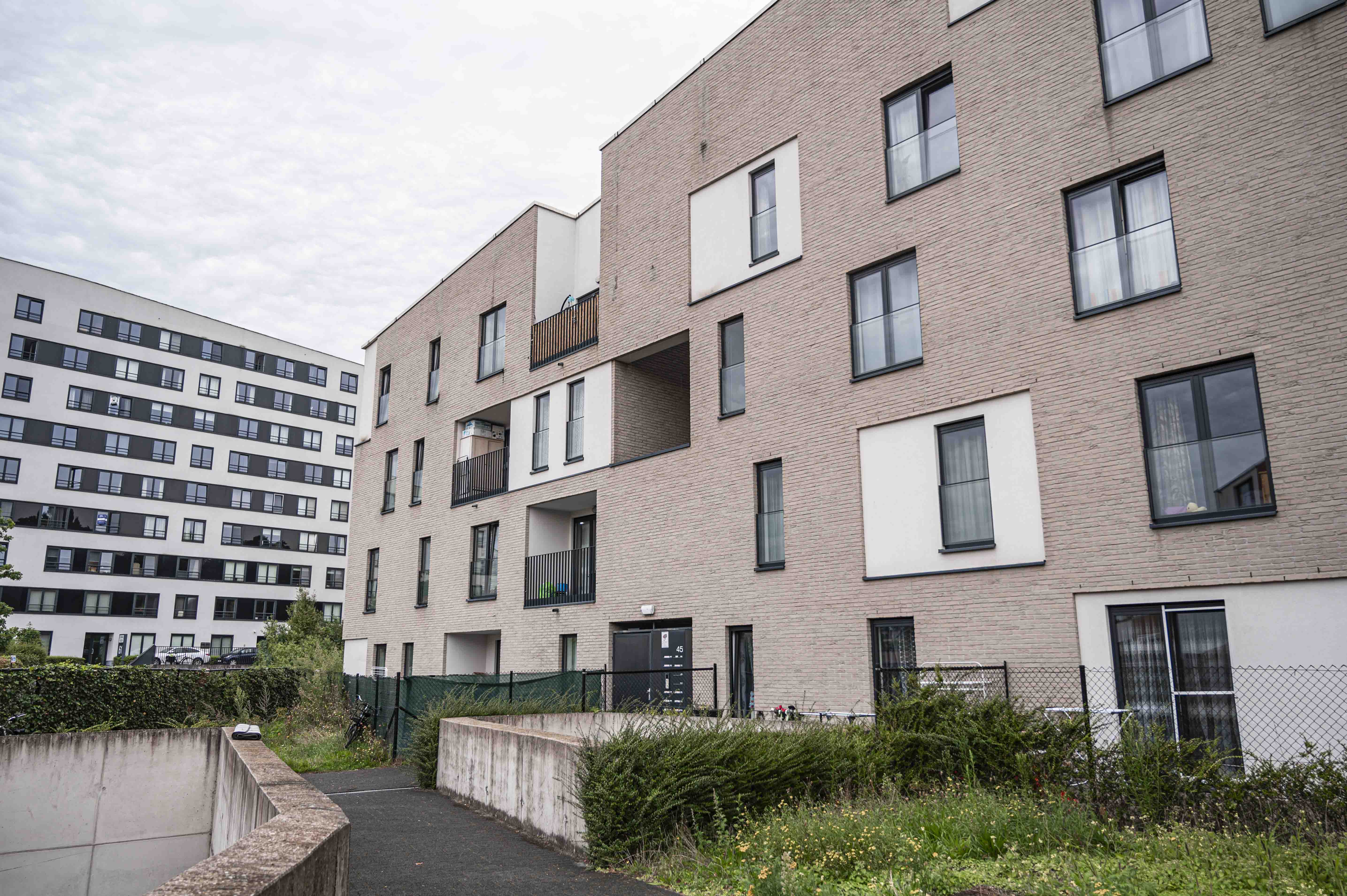 Gevelzicht appartementsgebouw Staakskenstraat 45-47