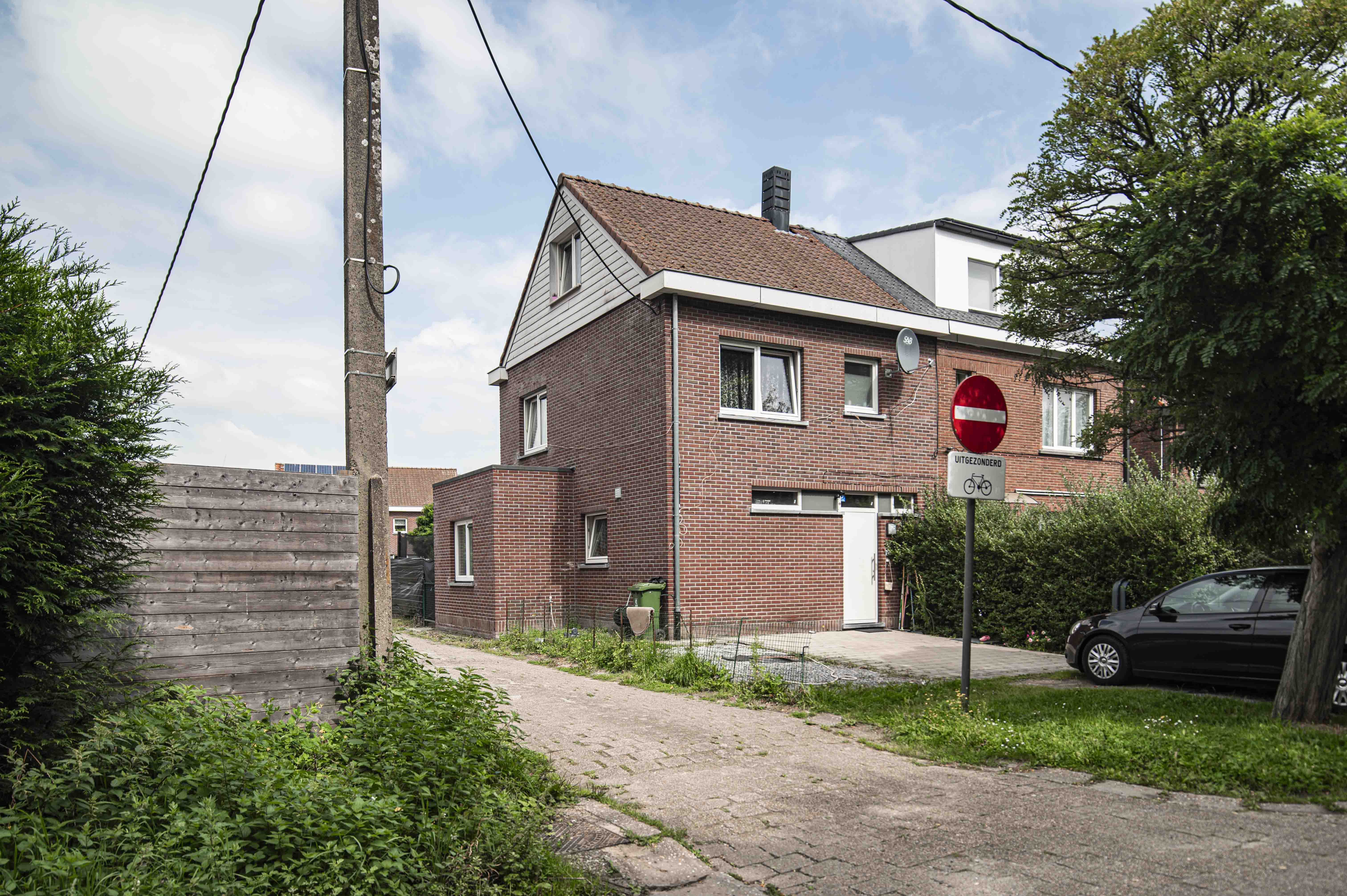 Gevelzicht woningen Eikstraat