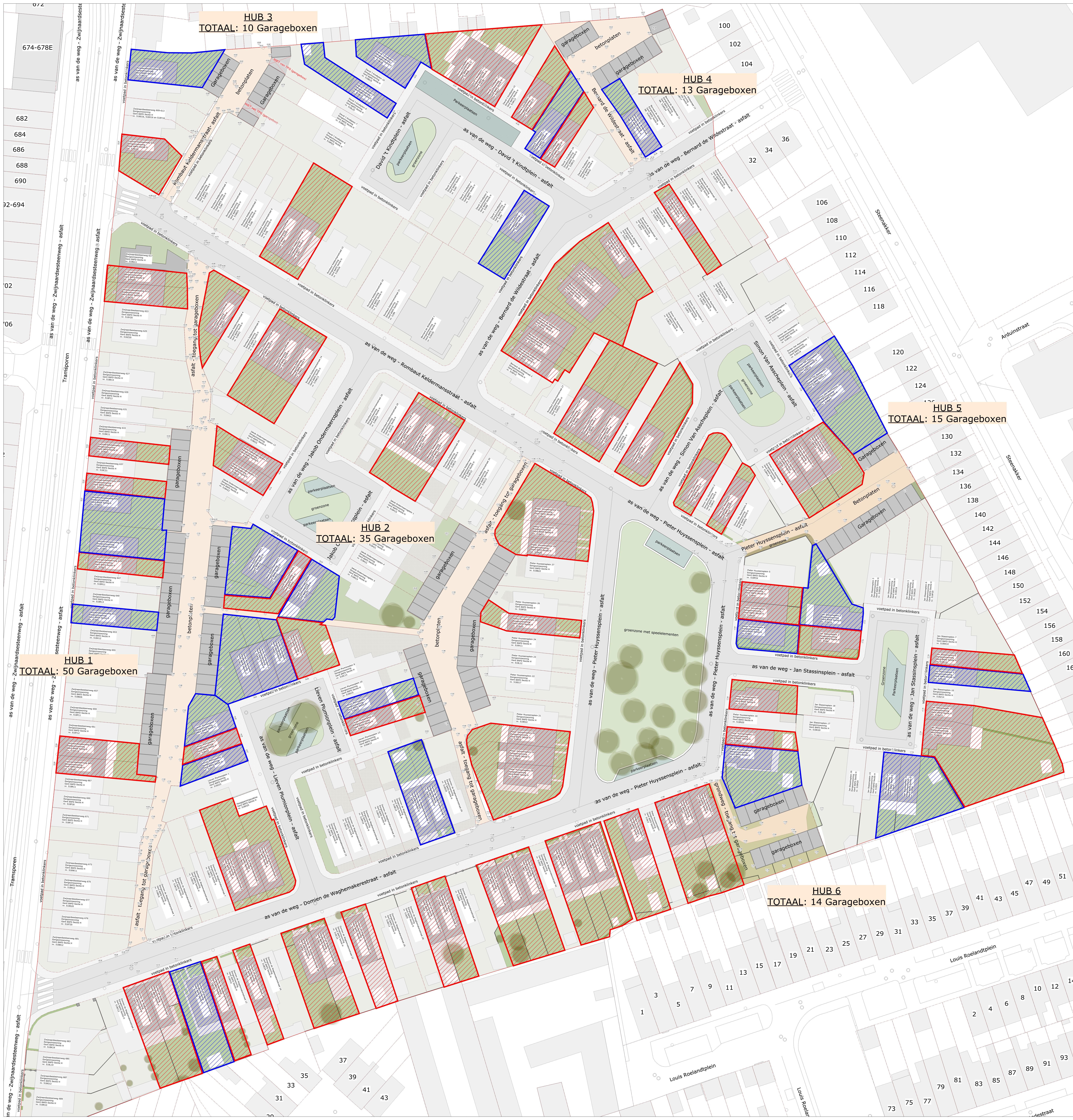 Fasering werken Tuinwijk Nieuw Gent